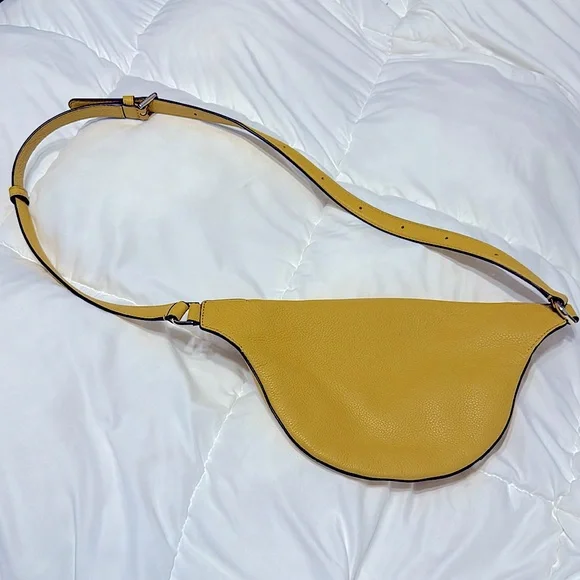 Kate Spade Jackson Leather Belt Bag Fanny Pack Gold Yarrow - Picture 6 of 6